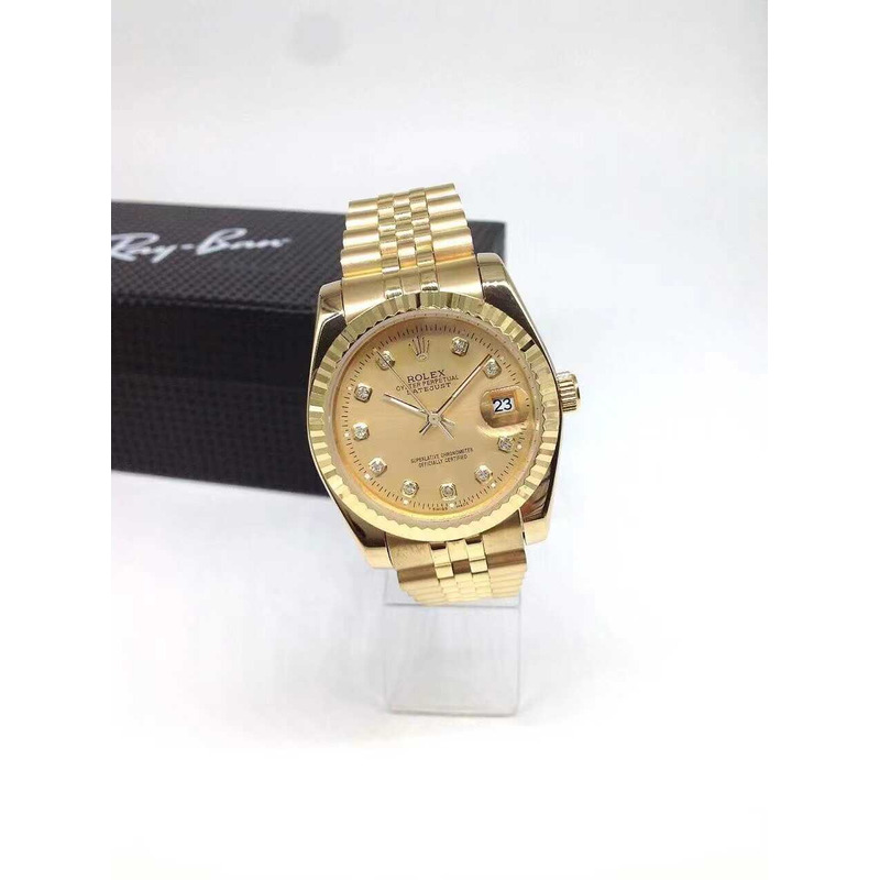 rolex president bracelet champagne Di*m*nd dial watch