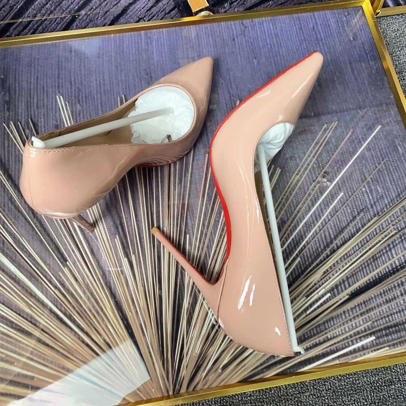 Ch**an louboutin pigalle leather pumps nude
