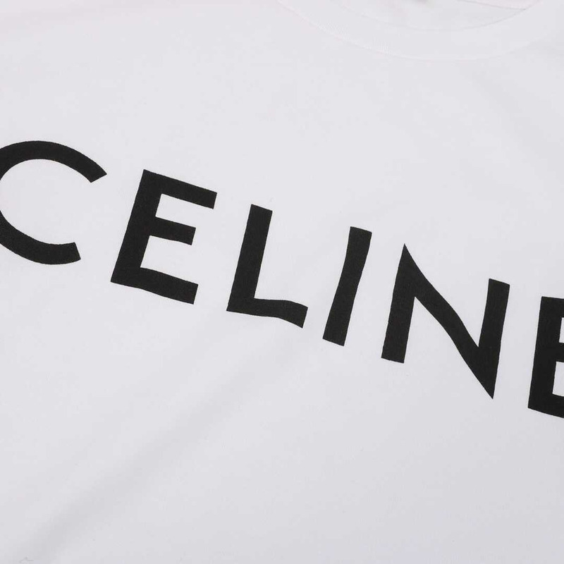 Ce**e cotton logo t shirt white