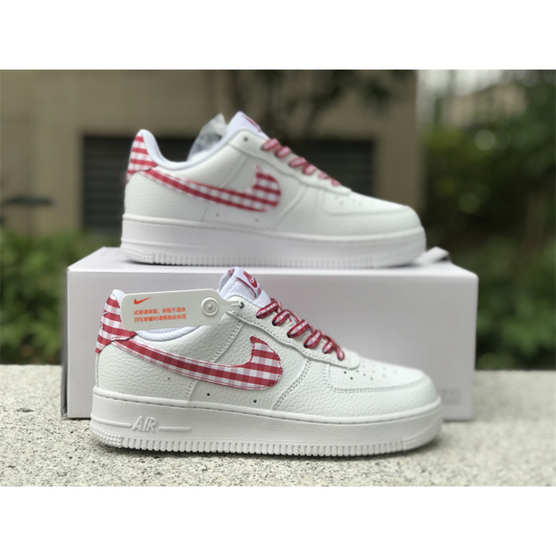 Nike Air Force 1 Low Red Gingham