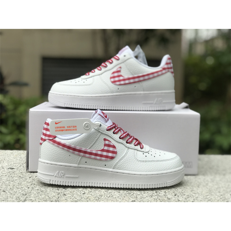 Nike Air Force 1 Low Red Gingham