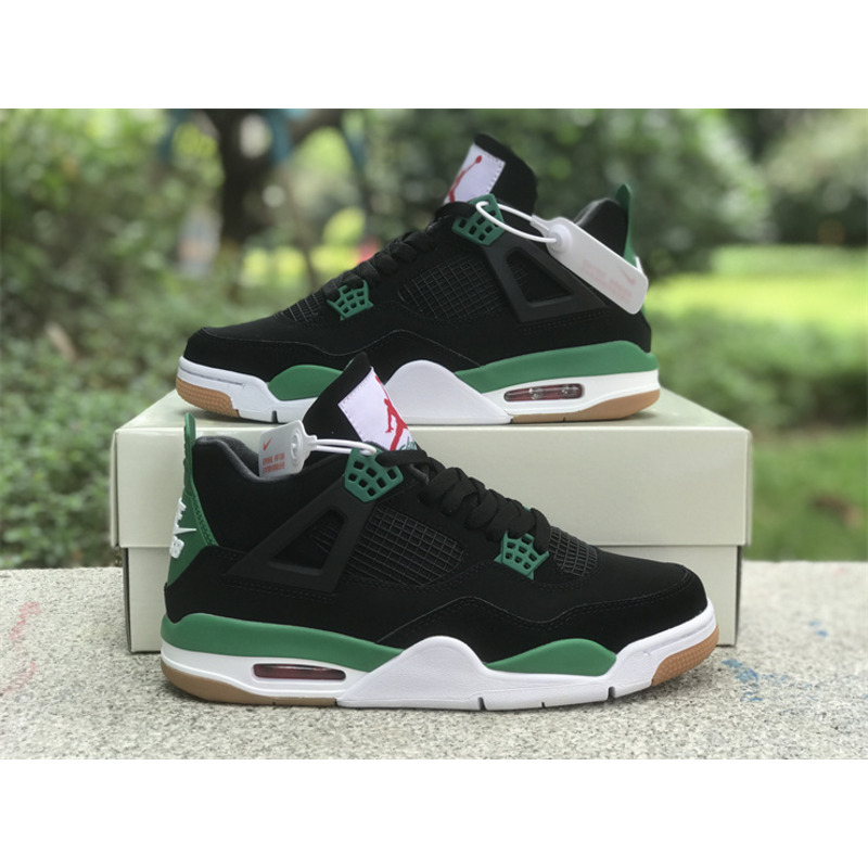 Jordan Retro 4 Black And Green