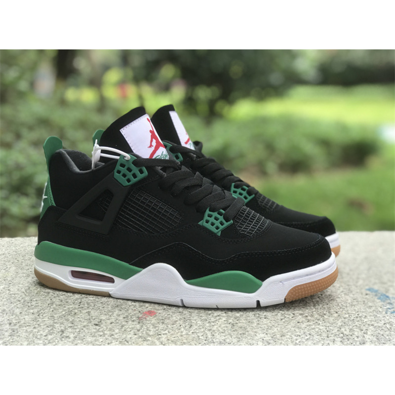 Jordan Retro 4 Black And Green
