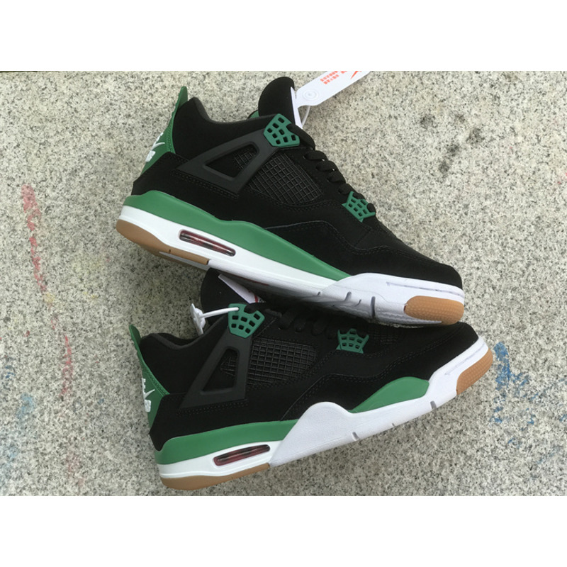 Jordan Retro 4 Black And Green