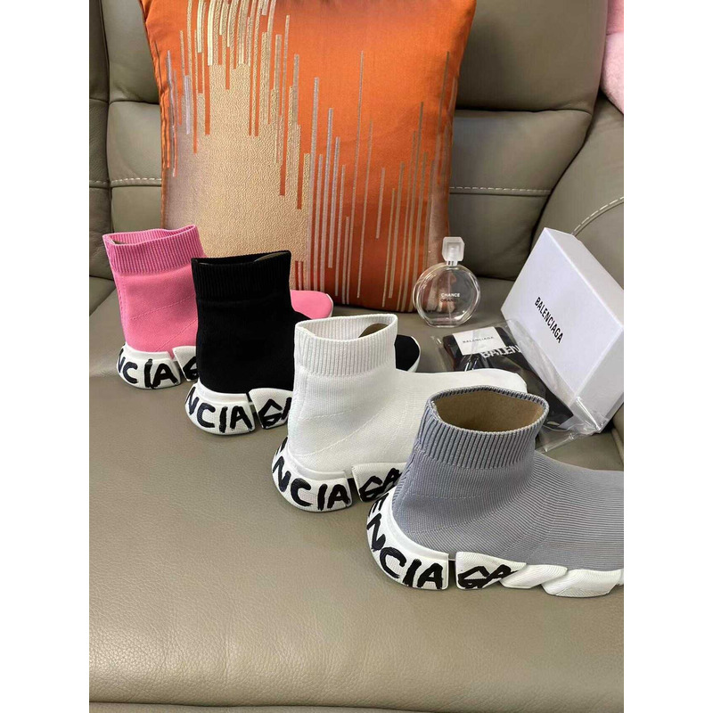 Ba*len*cia*ga speed 2.0 graffiti sneakers black