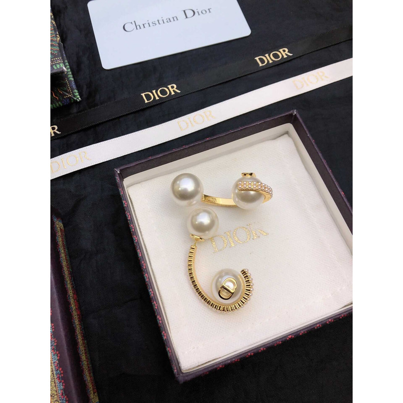 D*or cd rhinestone drop earrings