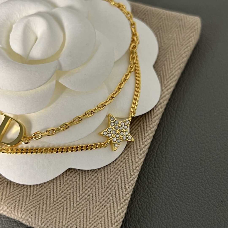 D*or cd star bracelet gold