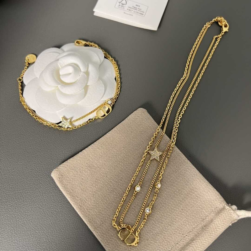 D*or cd star bracelet gold