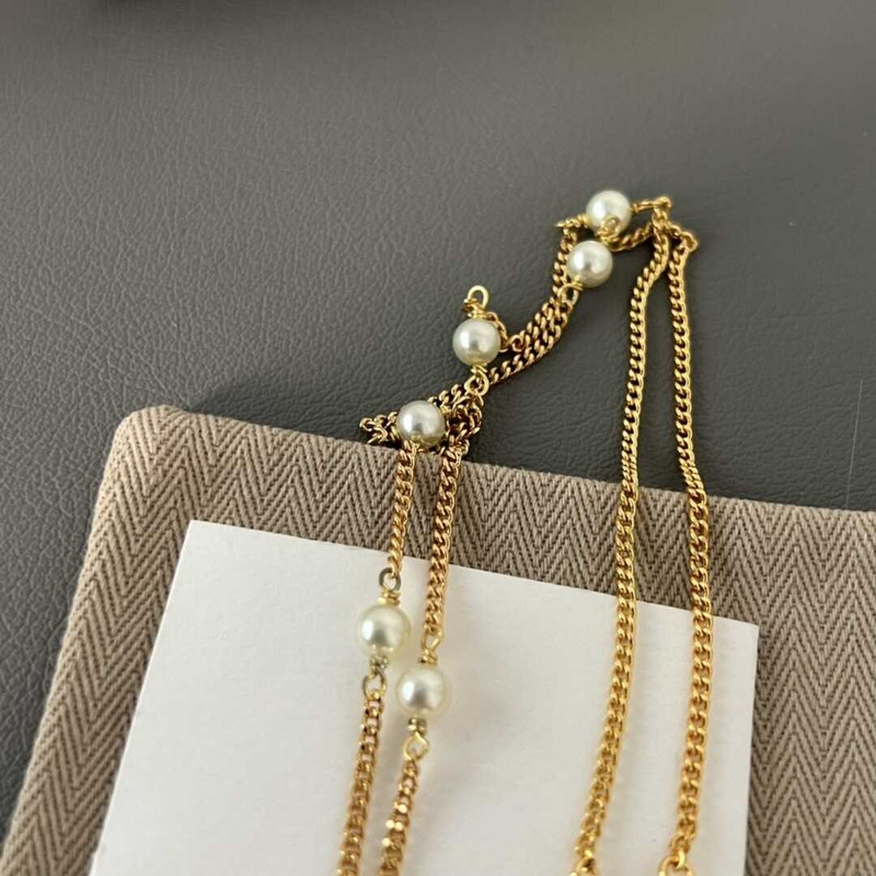 D*or cd pearl bracelet gold