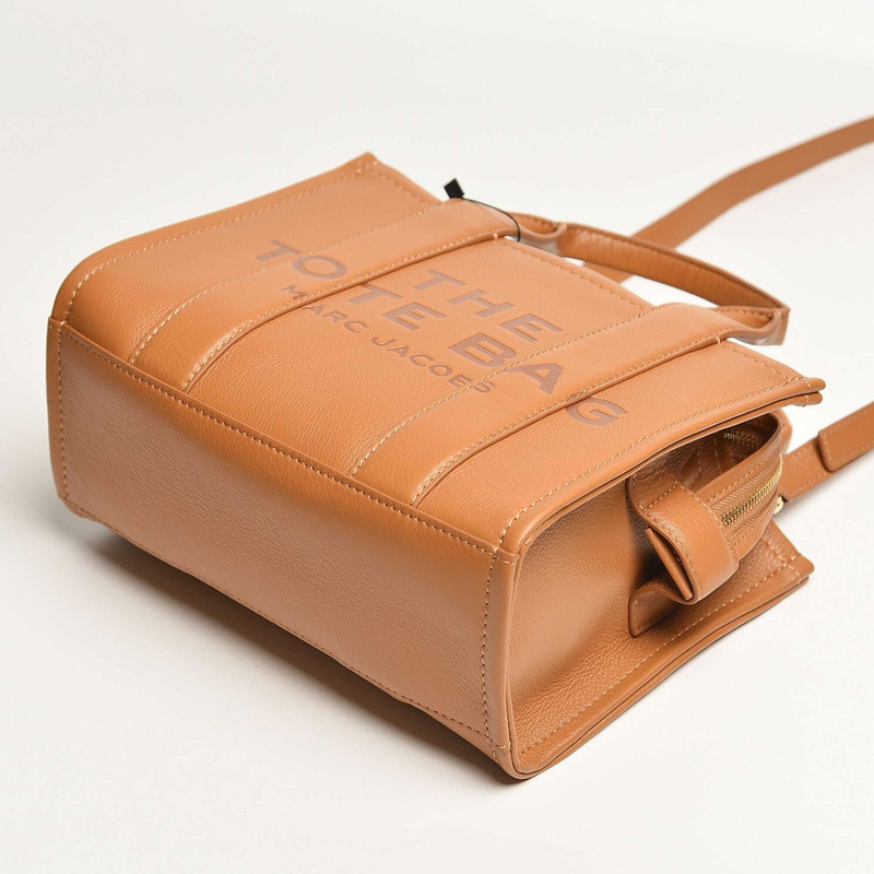 Marc Jacobs The Leather Mini Tote Leather Tote Bag - Mini/Brown