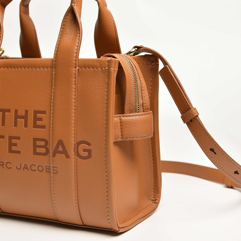 Marc Jacobs The Leather Mini Tote Leather Tote Bag - Mini/Brown