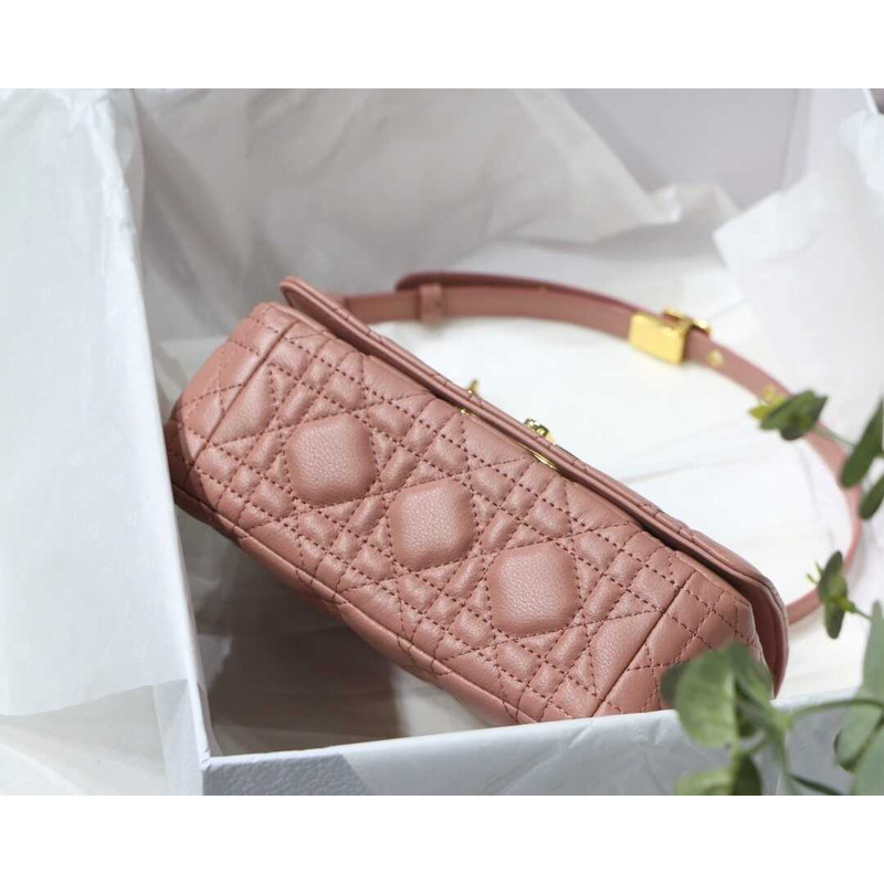 d*or small d*or caro bag pink S*pple