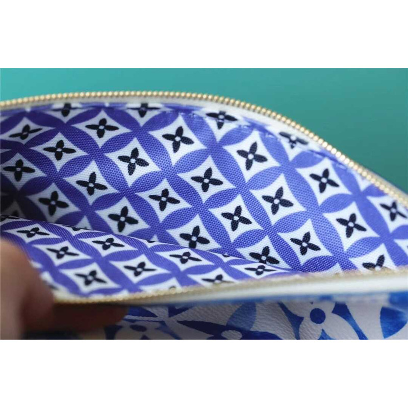 l**is V*t*n  neverfull mm monogram blue