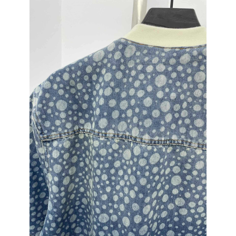 LV x YK Infinity Dots Denim Shirt