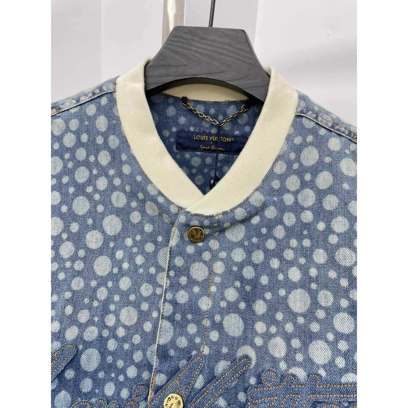 LV x YK Infinity Dots Denim Shirt