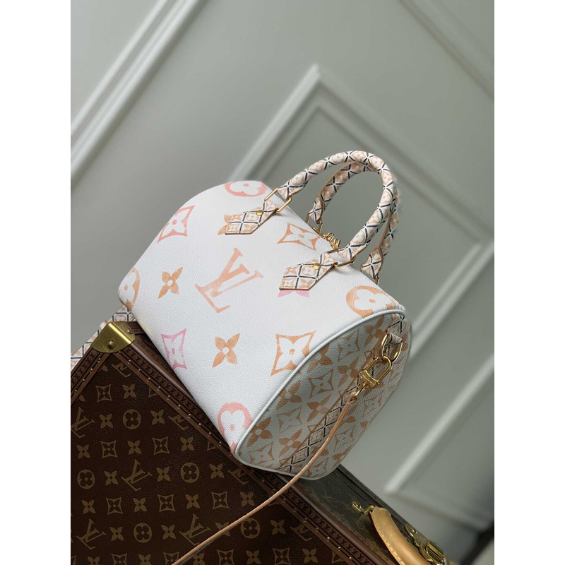 l**is V*t*n speedy bandouliere monogram giant 30 khaki green/white