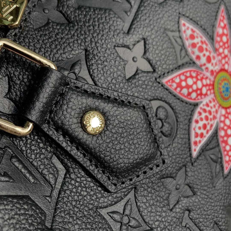 l**is V*t*n x yayoi kusama monogram speedy black