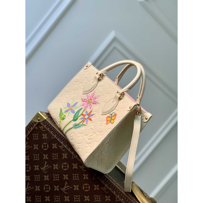 l**is V*t*n l**is V*t*n x yayoi kusama monogram white