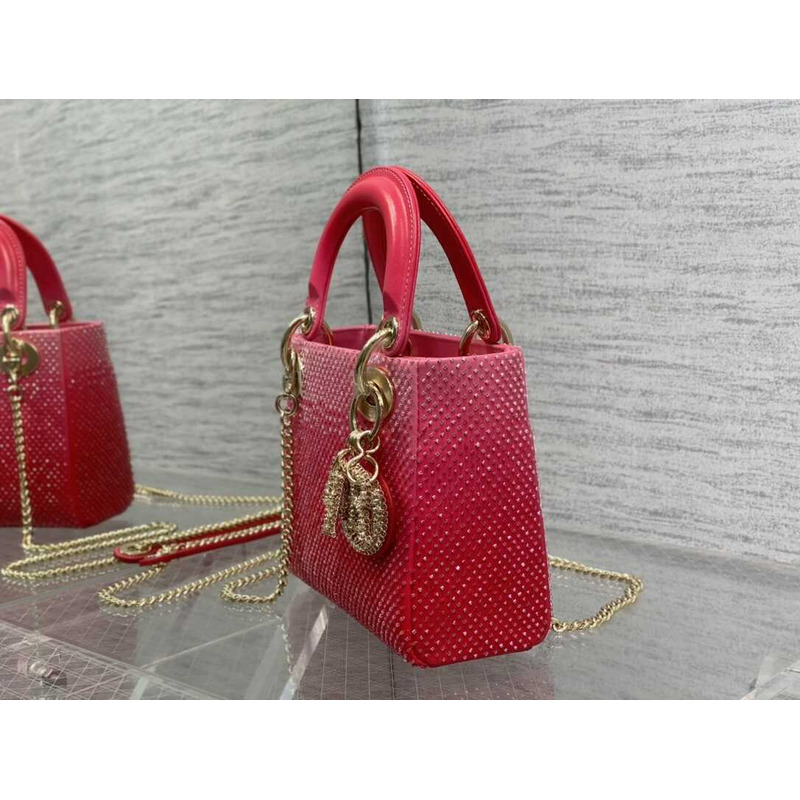 D*or ladyD*or glitter gradient bag pink