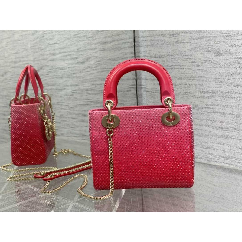 D*or ladyD*or glitter gradient bag pink