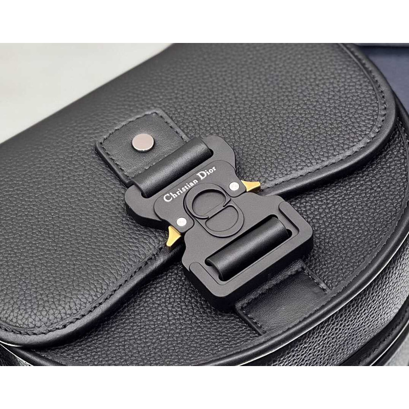 D*or mini gallop messenger bag grained leather (calf) black