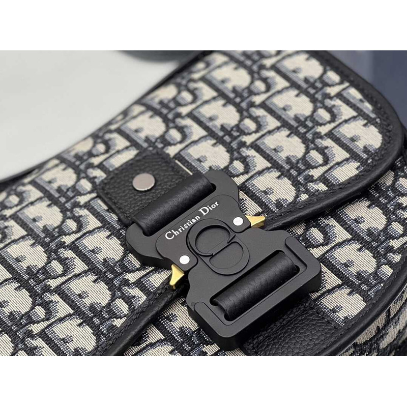 D*or mini gallop messenger bag D*or oblique beige and black