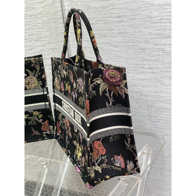 D*or large D*or book tote handbag embroidery