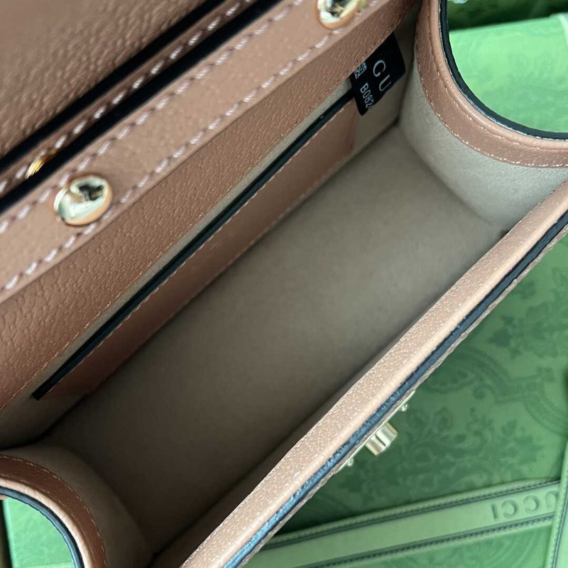 G*u*i small gg ophidia top-handle bag pink