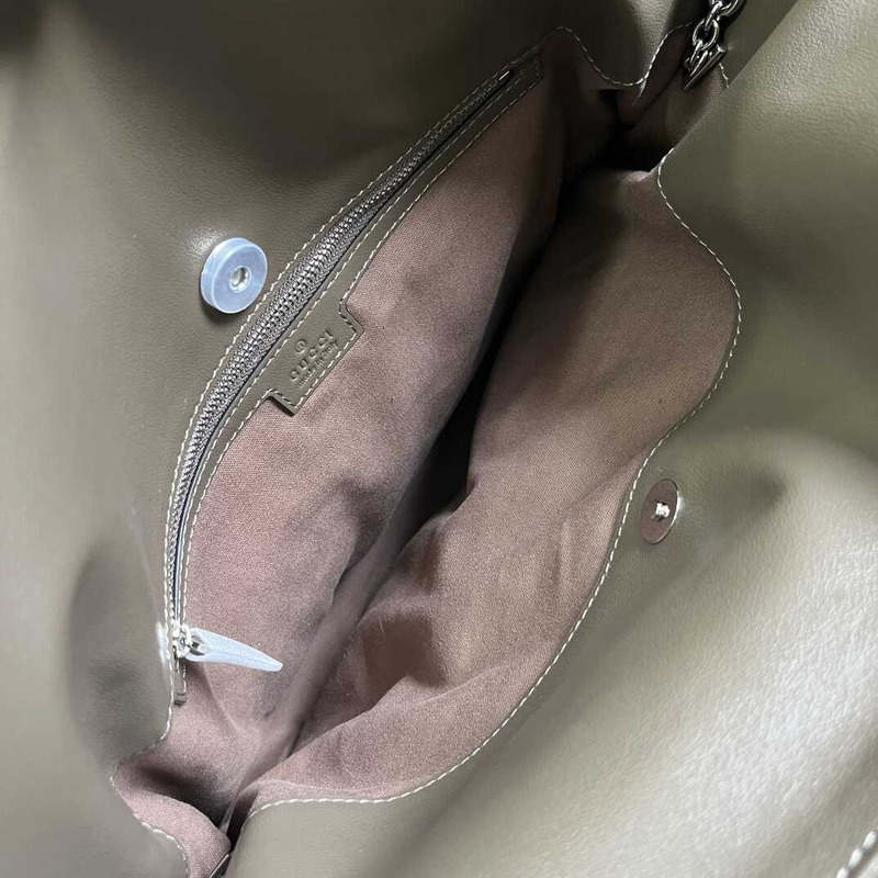 G*u*i blondie medium tote bag brown green