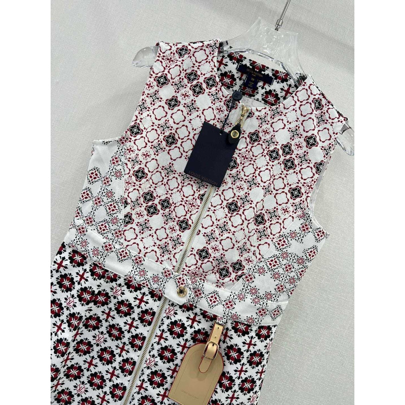 l**is V*t*n vintage monogram zip dress