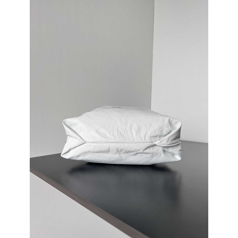 Ba*len*cia*ga small crush tote white