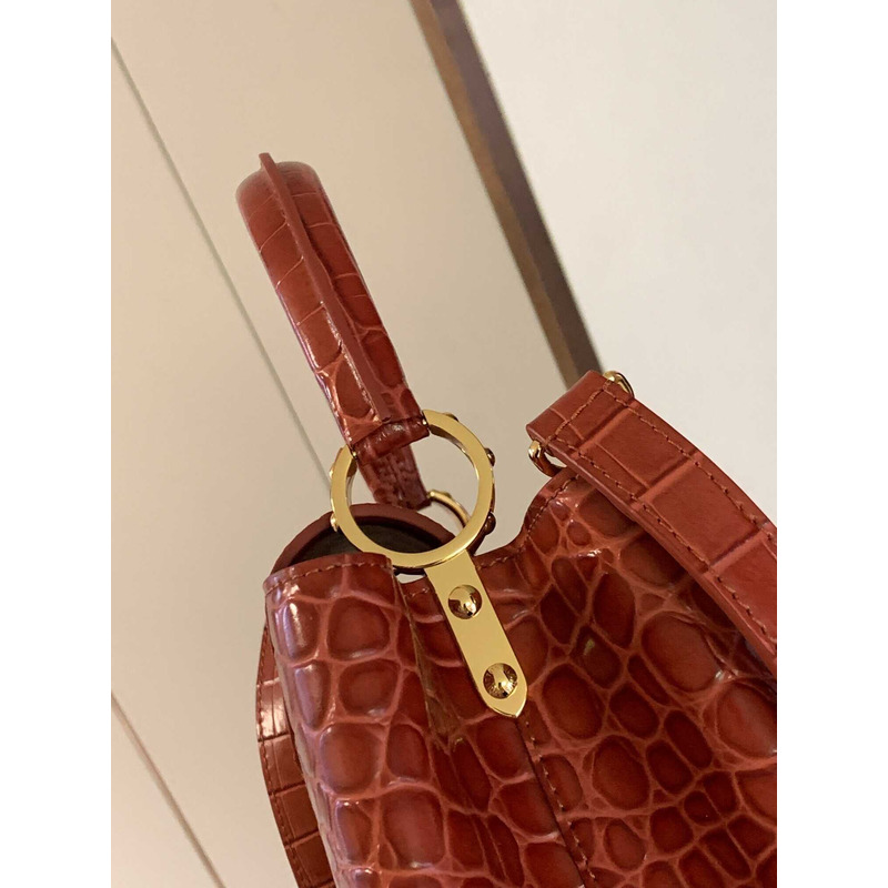 l**is V*t*n capucines mm crocodile skin bags