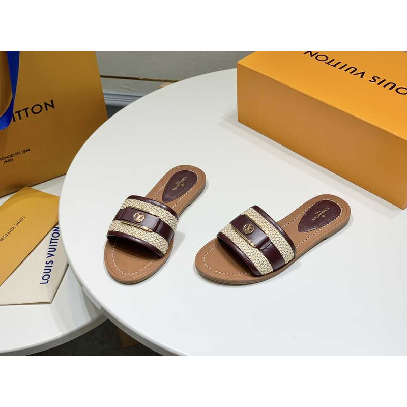 l**is V*t*n lock it flat mule brown