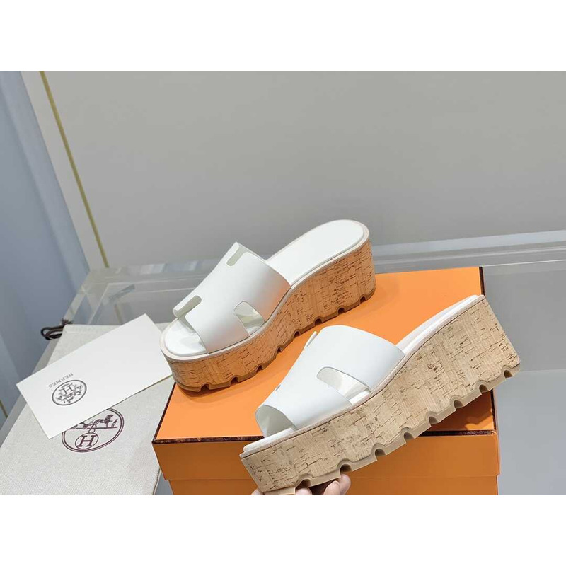 H**mes eze 30 sandals white