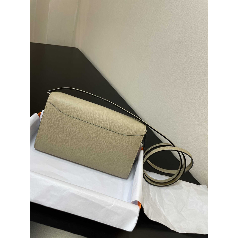 H**mes constance wallet to go gold hardware beige