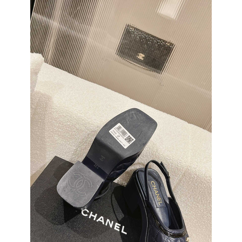 Ch*el platform sandals black