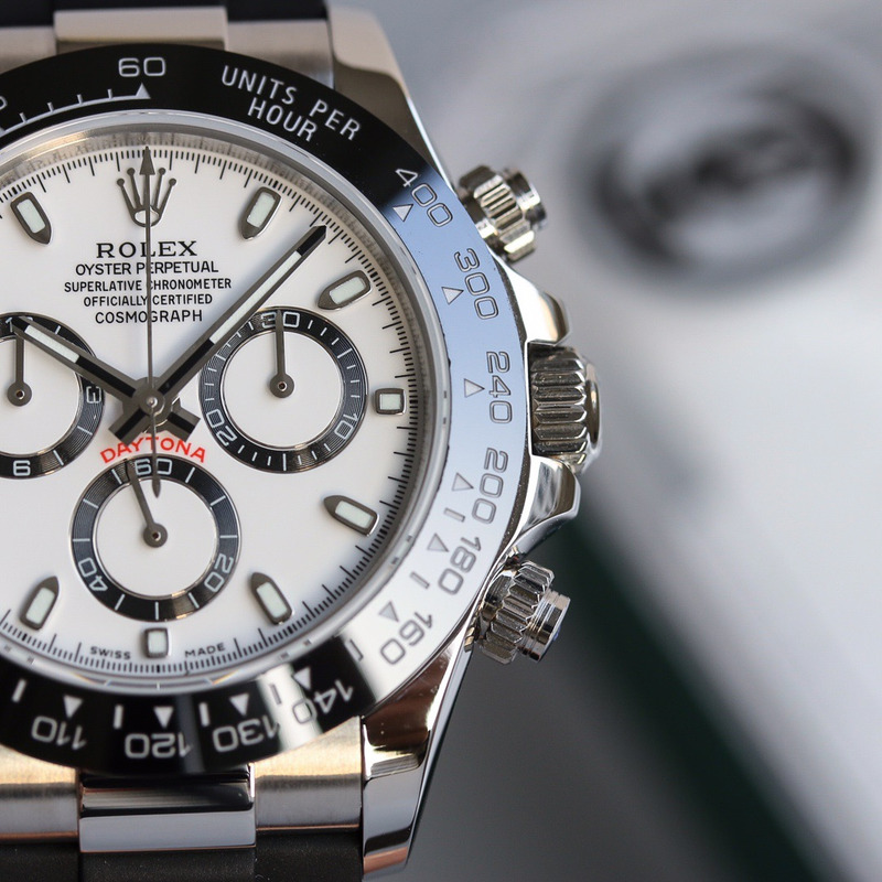 rolex cosmograph daytona 40mm white 116519ln S*perclone