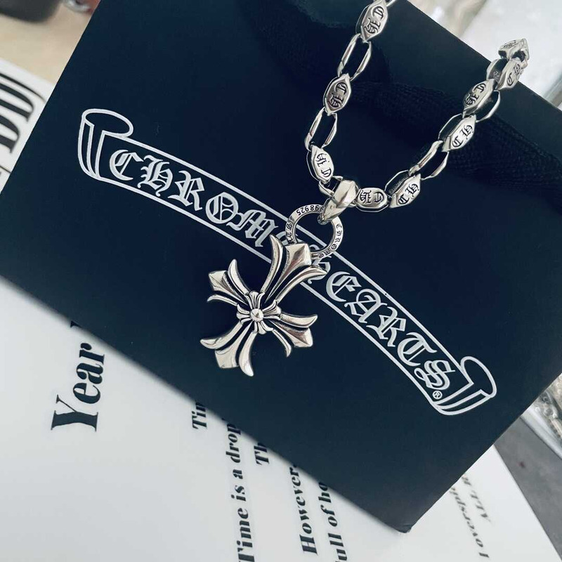 Chrome Heart Cross  Necklace