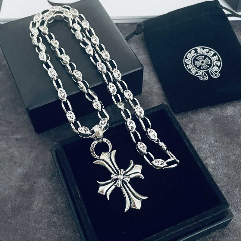 Chrome Heart Cross  Necklace