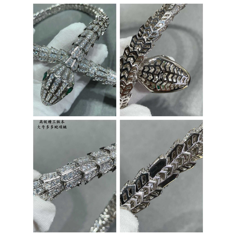 b*l*ai serpenti Di*m*nd necklace