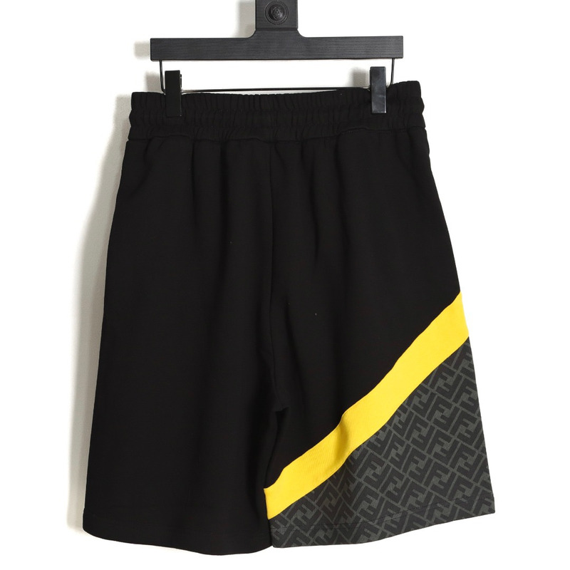 F**di bermuda shorts black jersey shorts