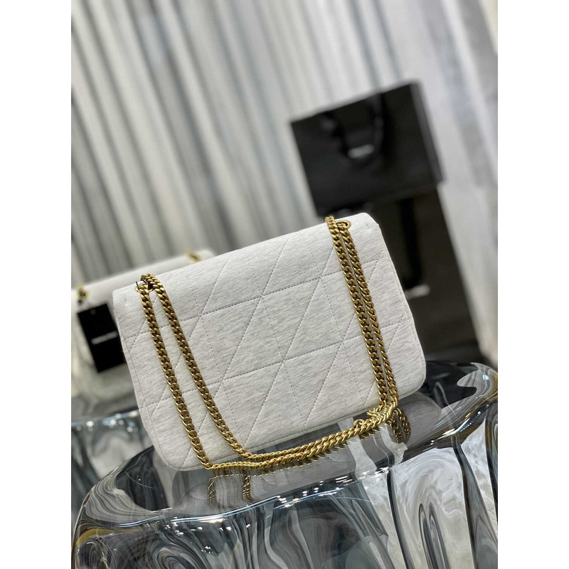 Saint Laurent Jamie Medium Shoulder Bag White