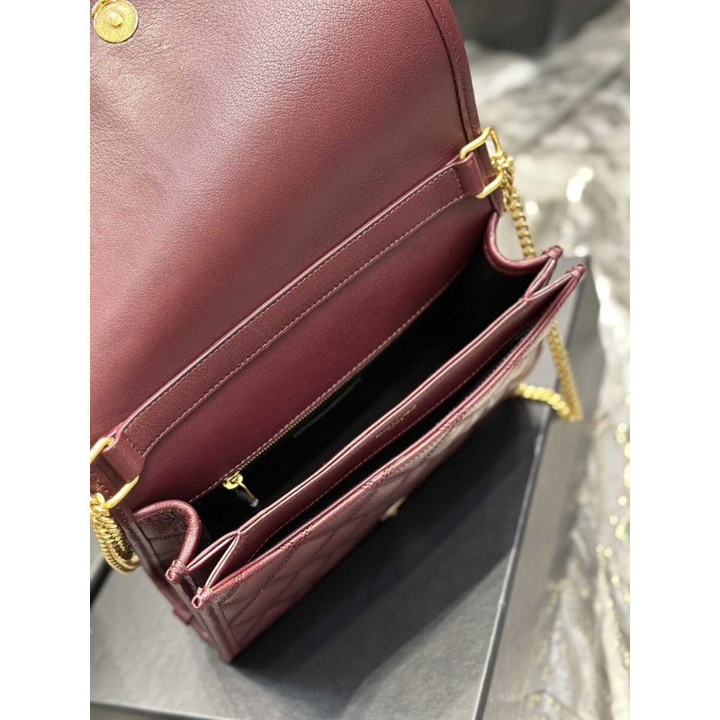 Saint Laurent Becky Shoulder Bag Red