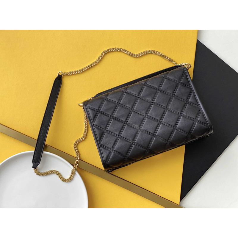 Saint Laurent Becky Shoulder Bag Black