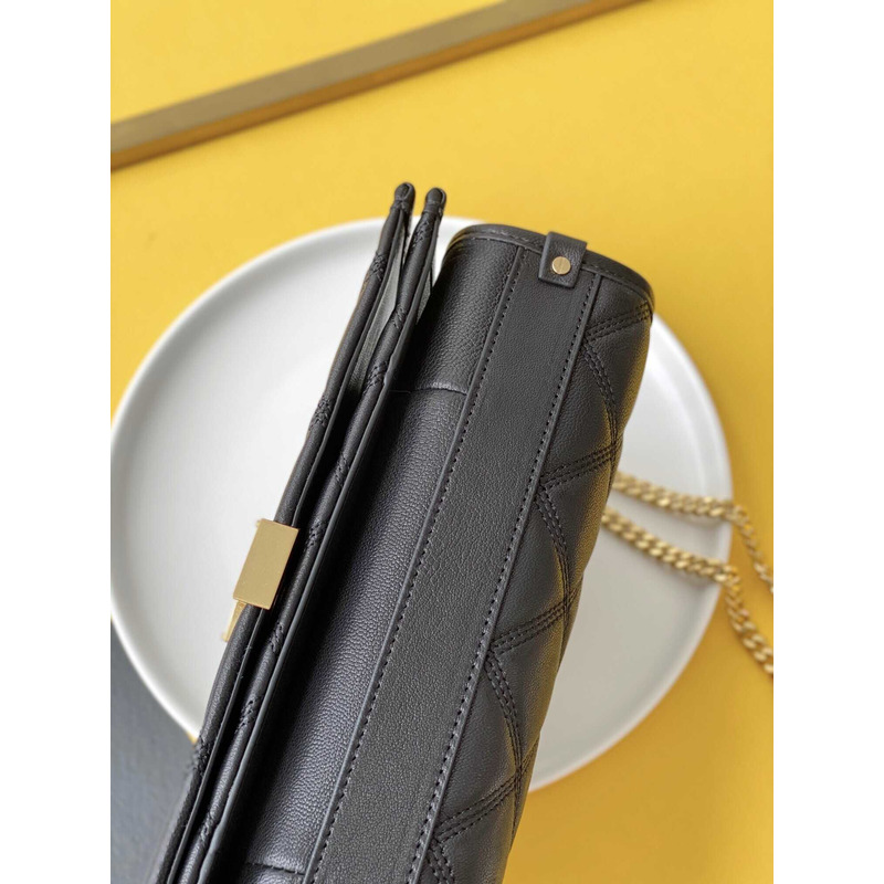 Saint Laurent Becky Shoulder Bag Black