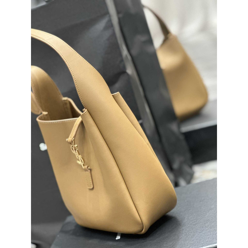 Saint Laurent Le5a7 Hobo Bag Small Yellow