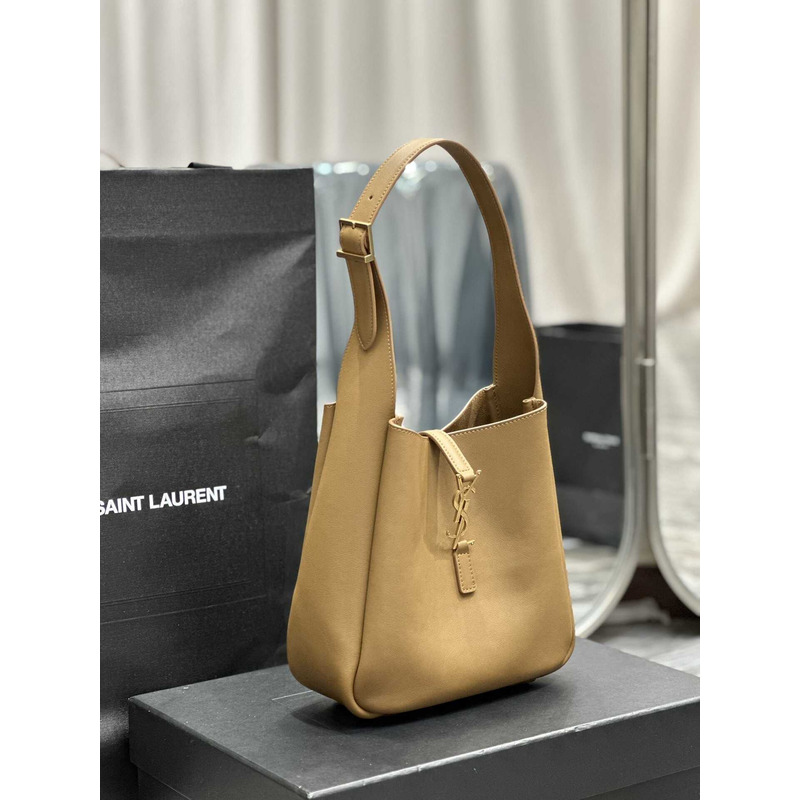 Saint Laurent Le5a7 Hobo Bag Small Yellow