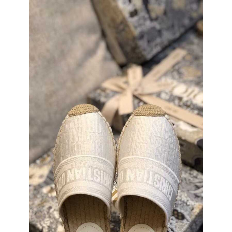 D*or espadrilles mules white