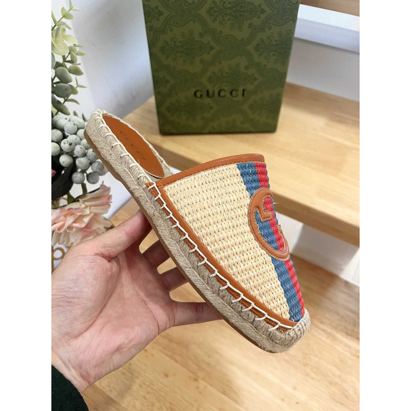 G*u*i interlocking g espadrilles multi color