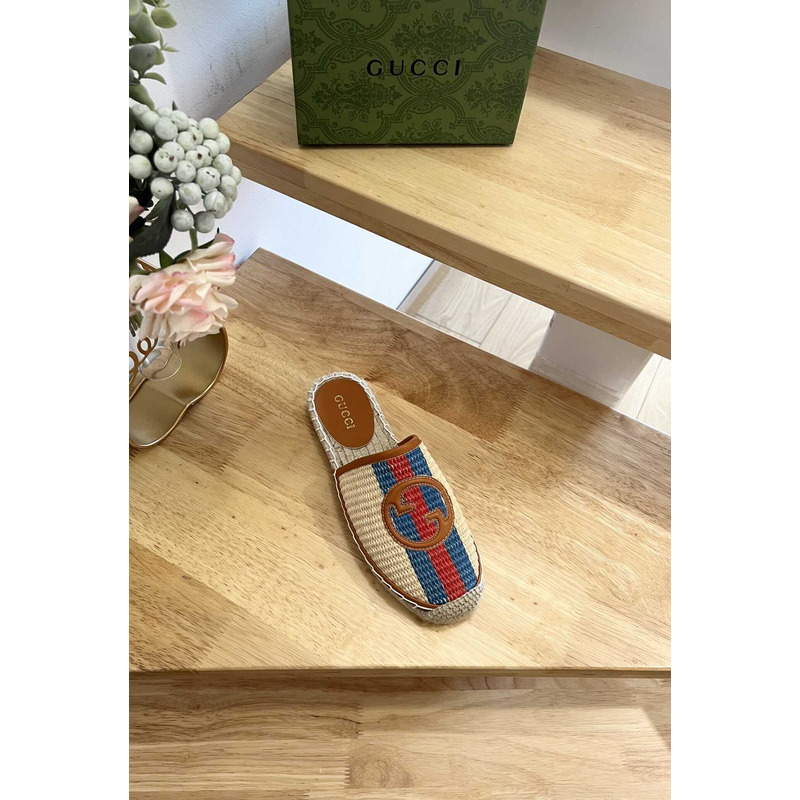 G*u*i interlocking g espadrilles multi color
